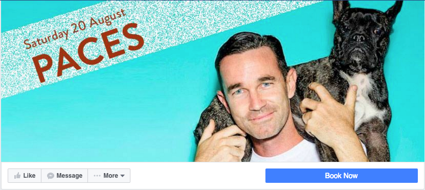 Promote an event with Facebook cover image