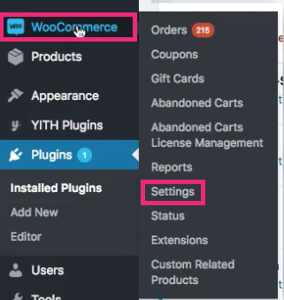 WooCommerce Plugin Settings